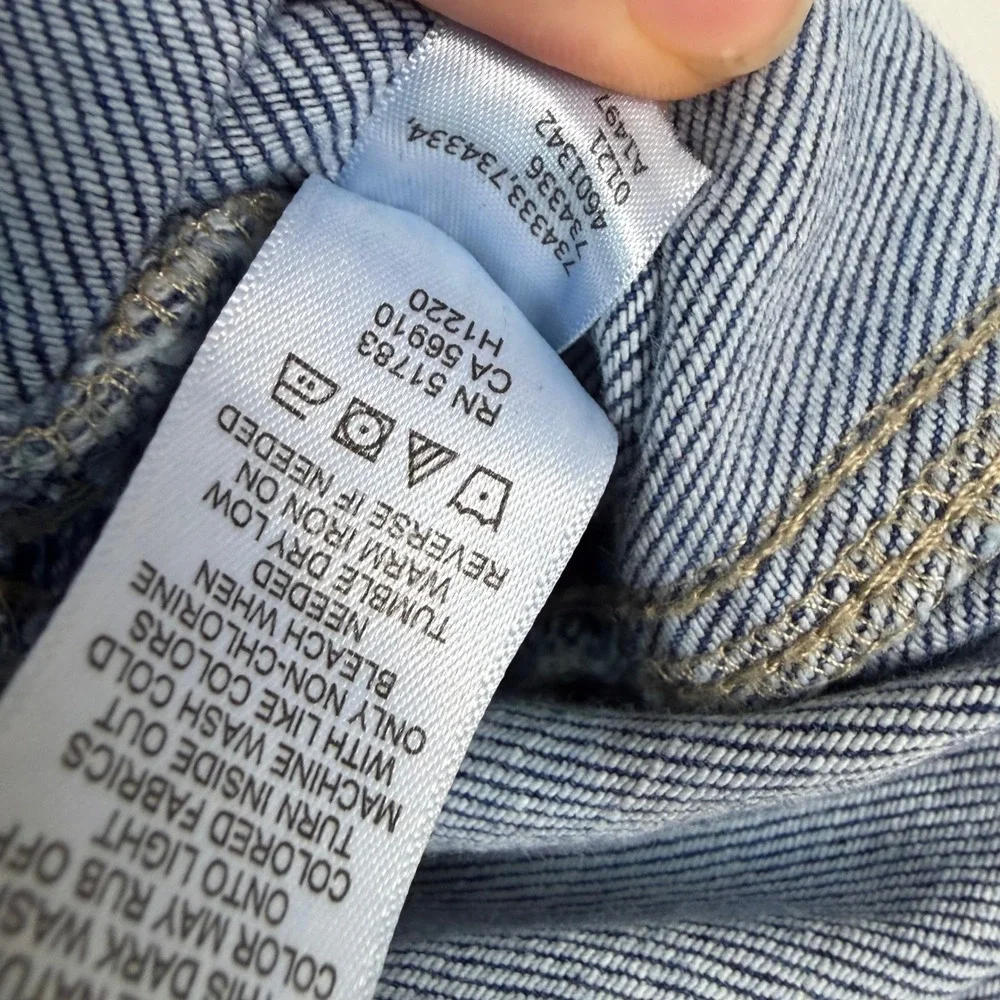 Maurices Pull On Denim Shorts Elastic Waist Comfort Casual‎ Summer Size 18W - Picture 11 of 11